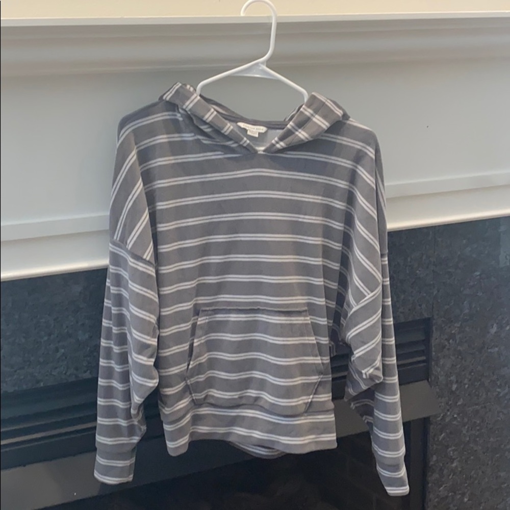 American eagle velvet hoodie